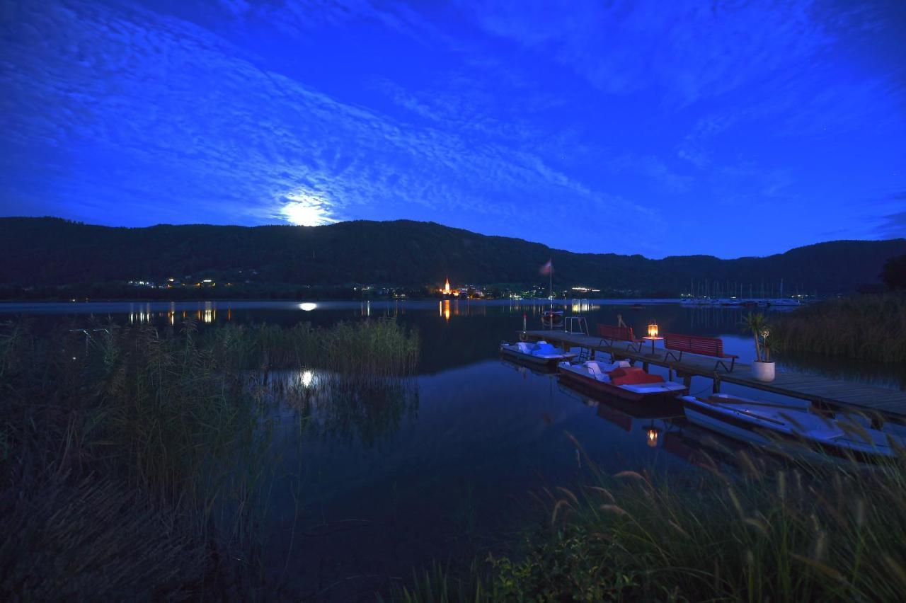 Seehaus "Kaernten Inn" Mit Direktem Seezugang Und E-Ladestation Bodensdorf Esterno foto